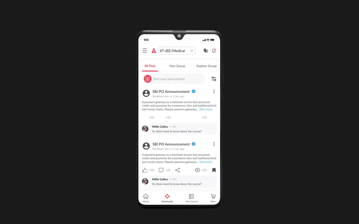 Community — Q&A forum