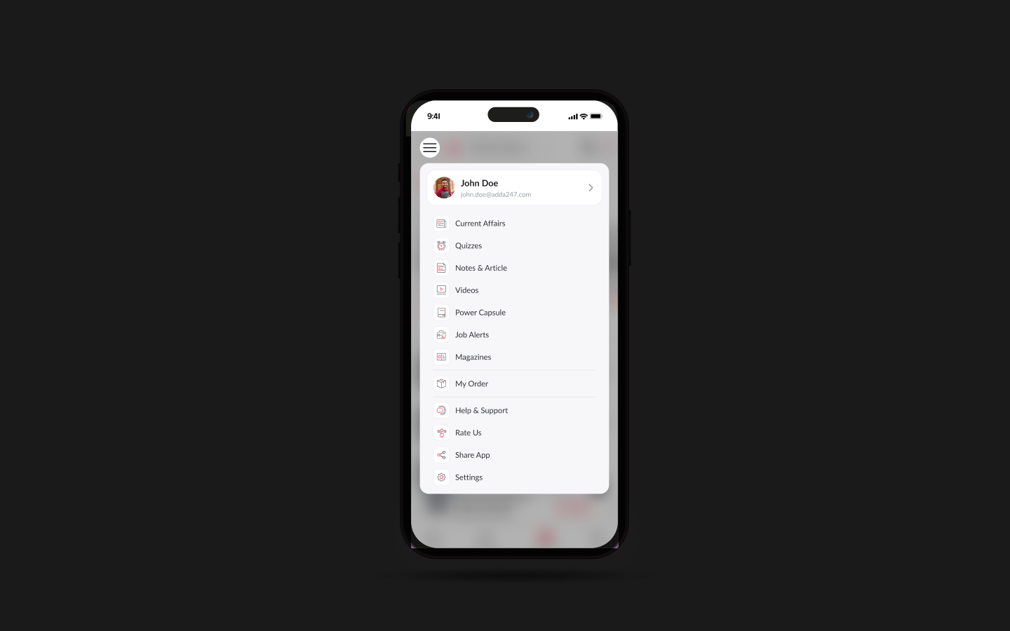 iOS App — iPad experience