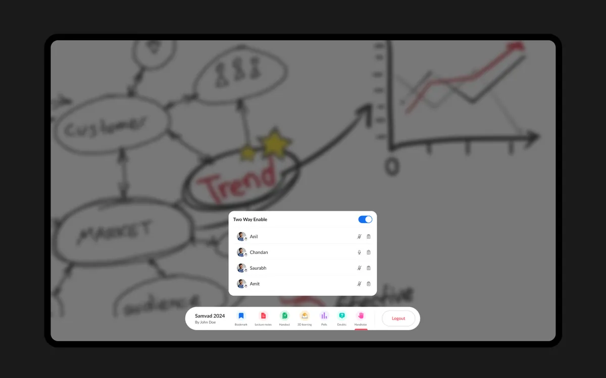 Studio App — main canvas