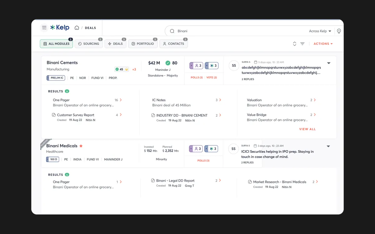 Deals Module screen 2