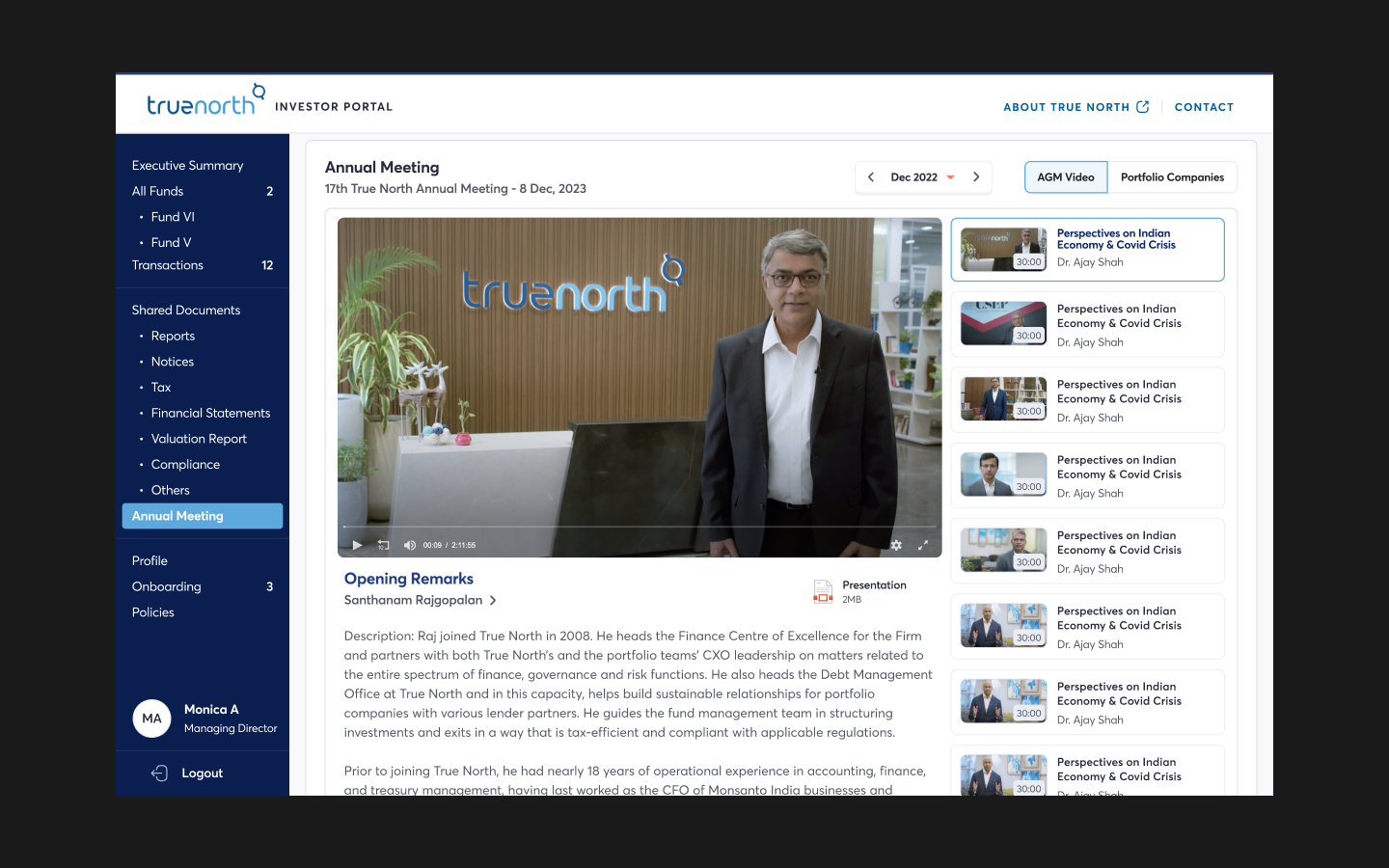 Truenorth screen 1