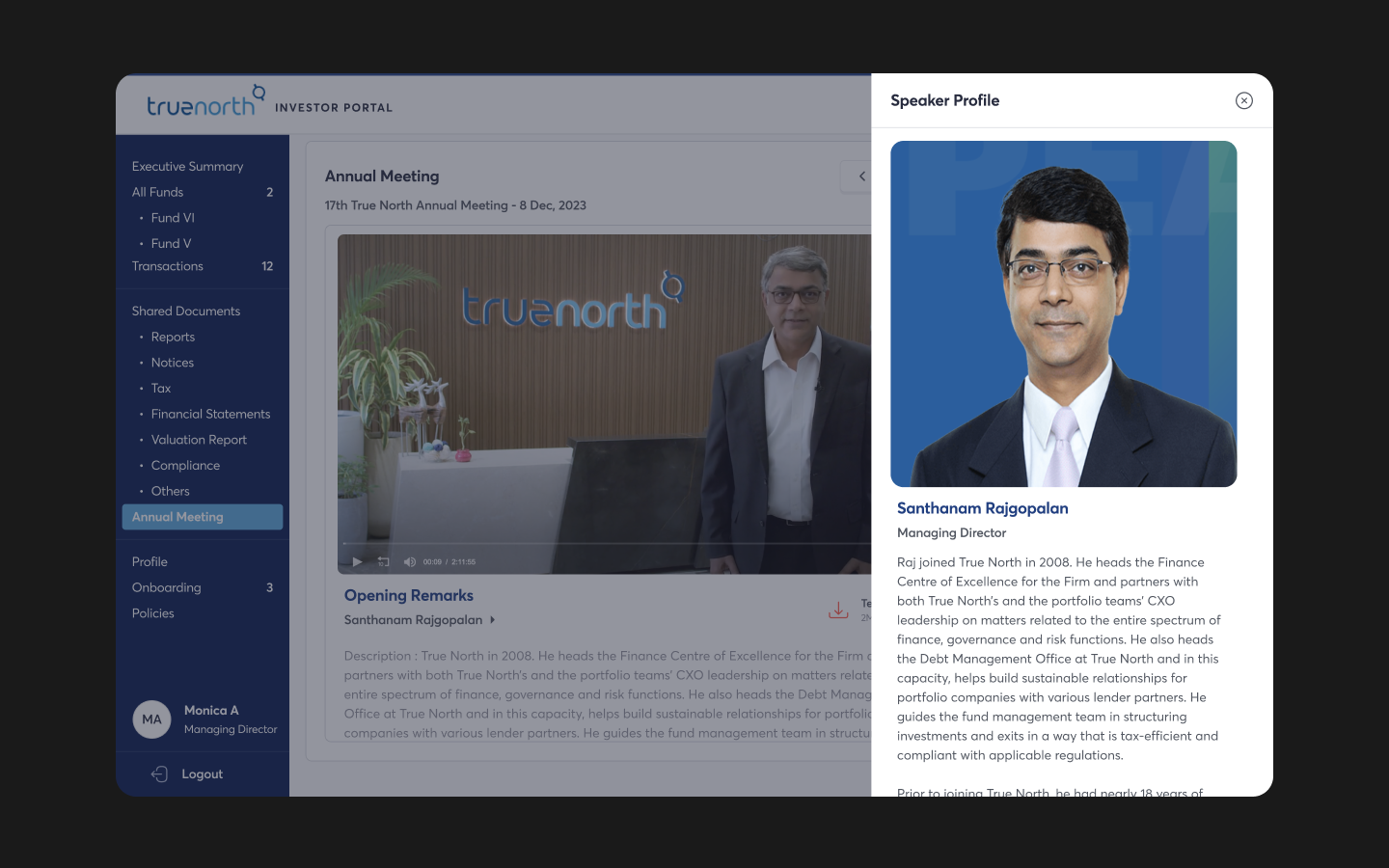 Truenorth screen 2